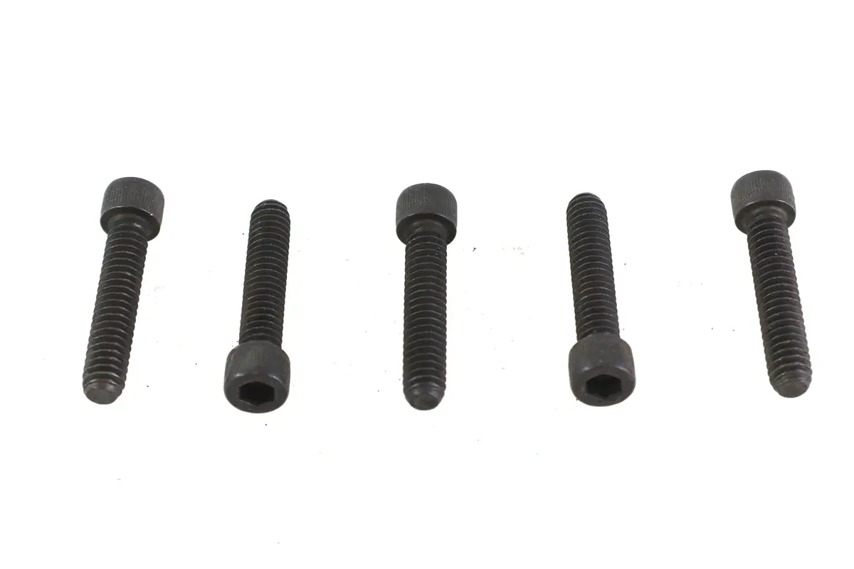 1/4 Inch-20 X 1-1/4 Inch Allen Socket Cap Screw Black - V-Twin Mfg. 1