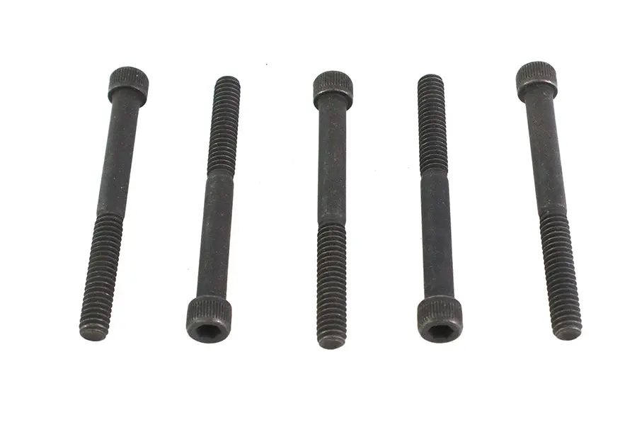 1/4 Inch-20 X 2-1/2 Inch Allen Socket Cap Screw Black - V-Twin Mfg. 1