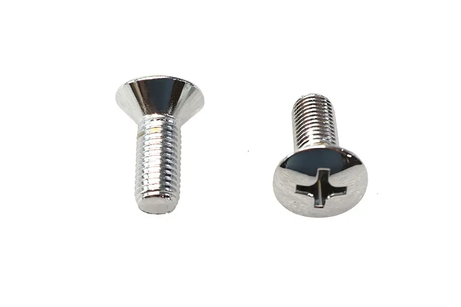 Phillips Head Chrome Screw Set - V-Twin Mfg. 1