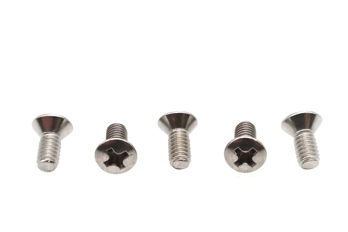 8-32 X 3/8 Inch Oval Phillips Head Screw Stainless Steel - V-Twin Mfg. 1