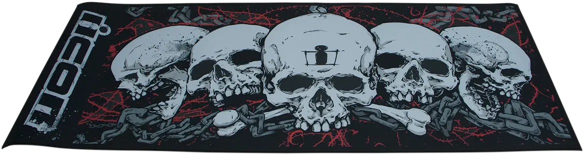 Icon Absorbent Pit Pad - Large - Skull 9905-0108 1