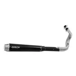 74512Rba  Arrow Rebel Full Exhaust, Aluminum Cap For Kawasaki Vulcan S 650 21-25 1