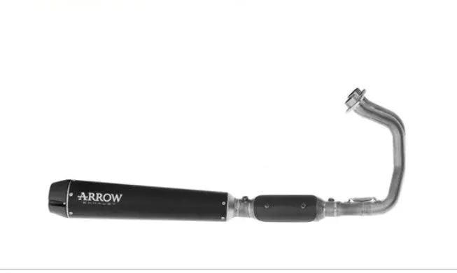74516Rb Arrow Kawasaki Vulcan S 650 2025 Full System Rebel Silencer With Carbon End Cap 1