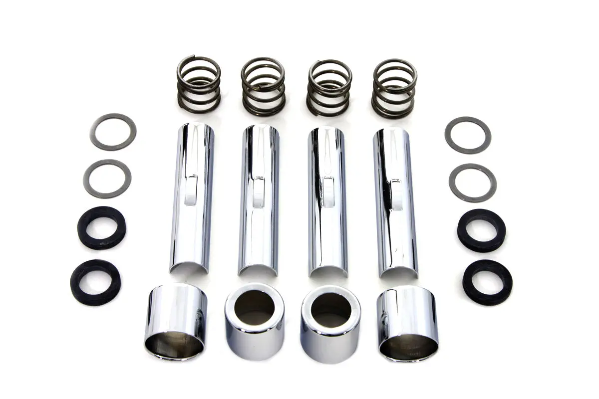 Chrome Pushrod Cover And Clip Kit - V-Twin Mfg. 1
