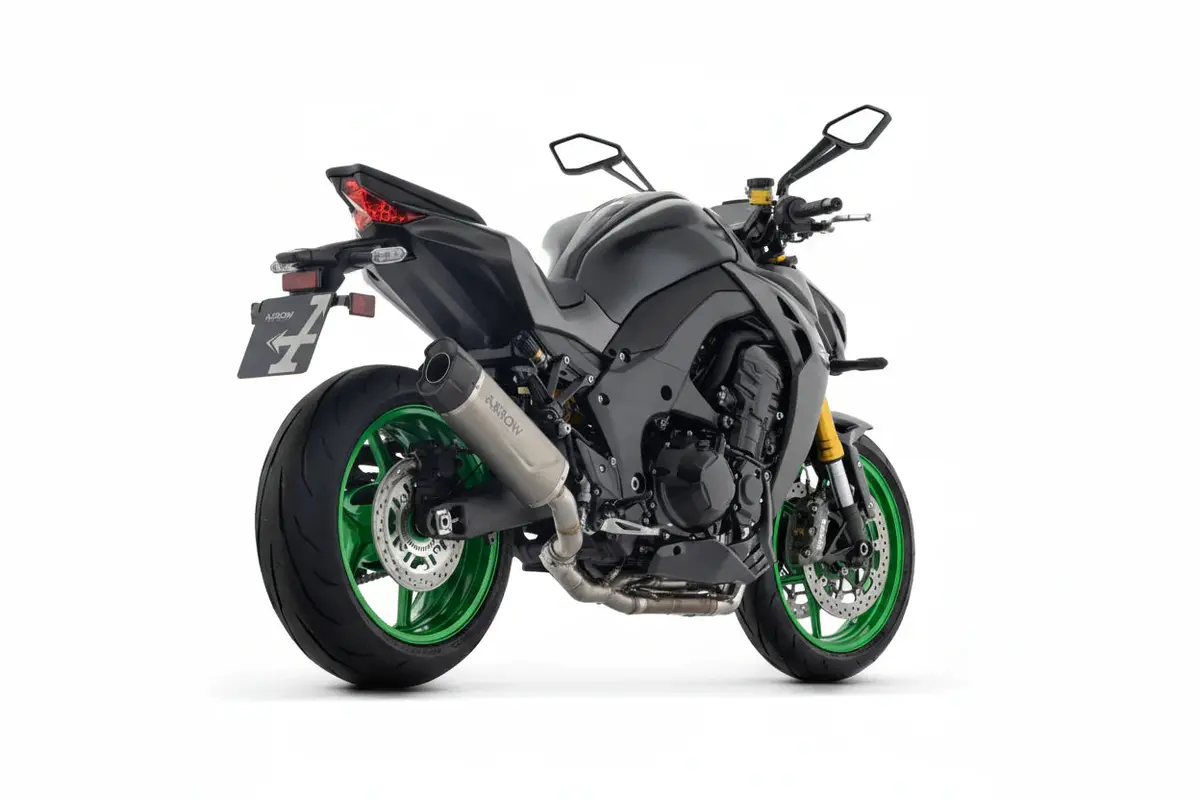 Arrow Kawasaki Z1100 / Z1100se E5+ 25/26 Indy Race Evo Titanium Exhaust - 77507Pk 2