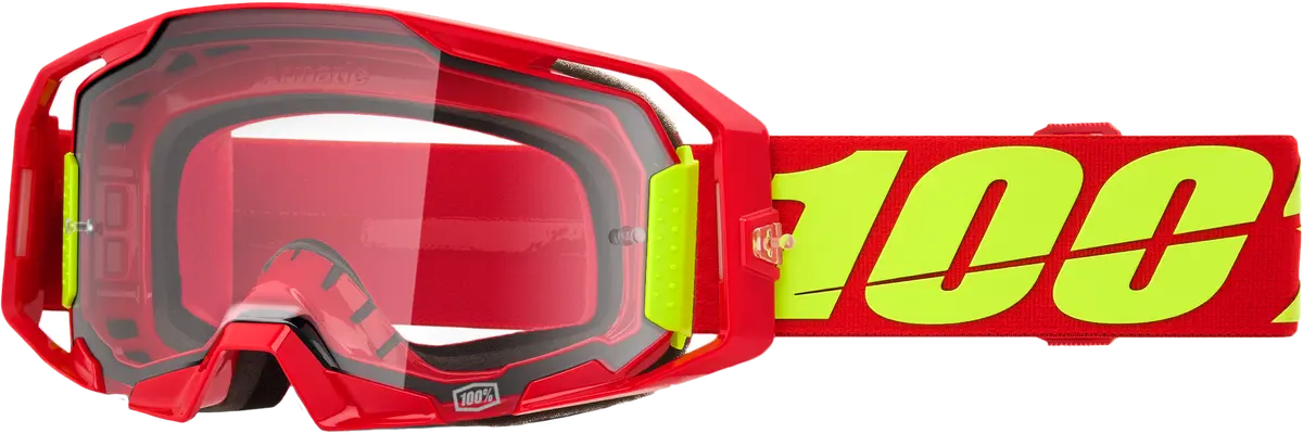 Armatic Goggle Red Clear Lens 1