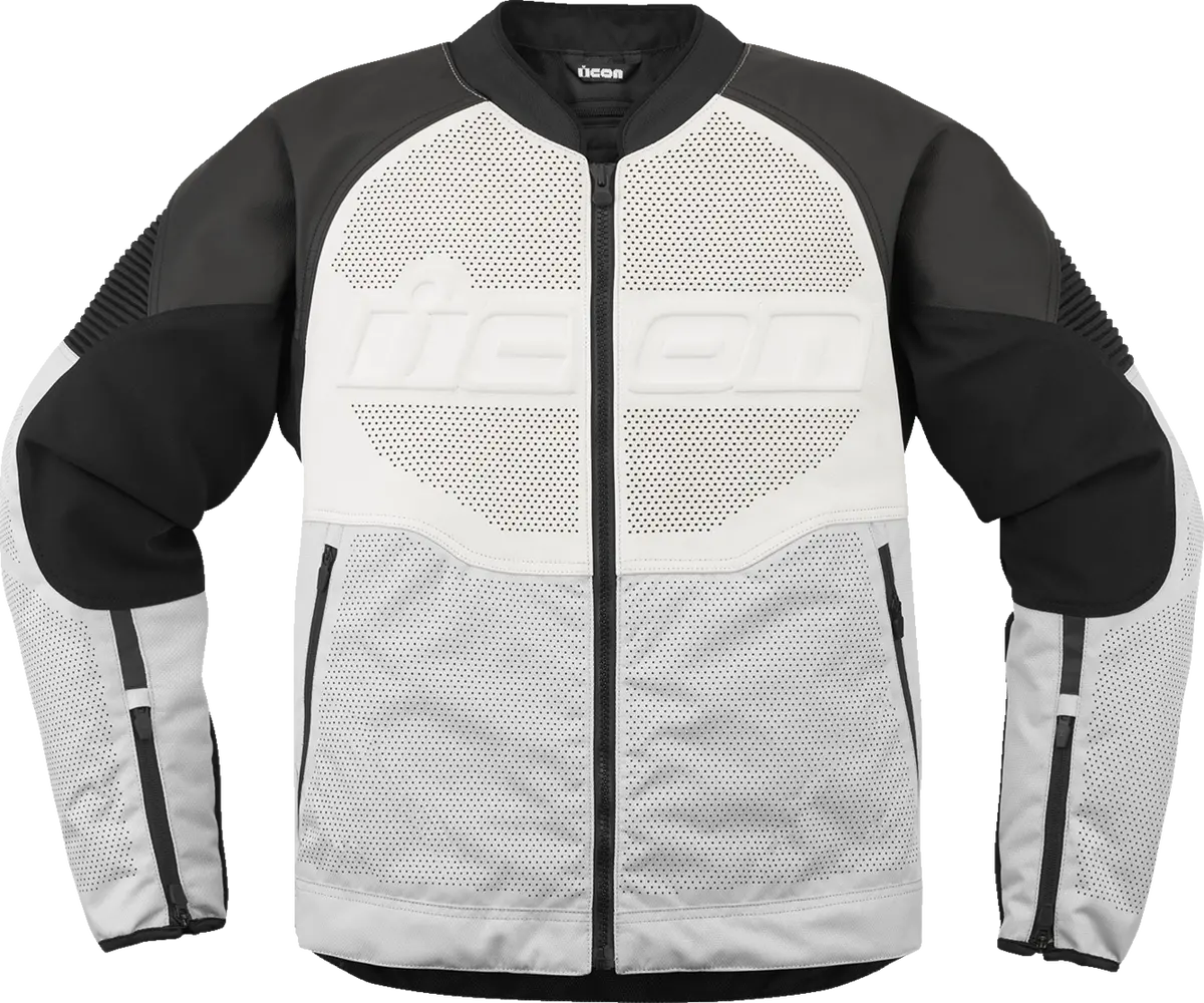 Icon Overlord3™ Leather Jacket - White - 2Xl 2810-4122 1