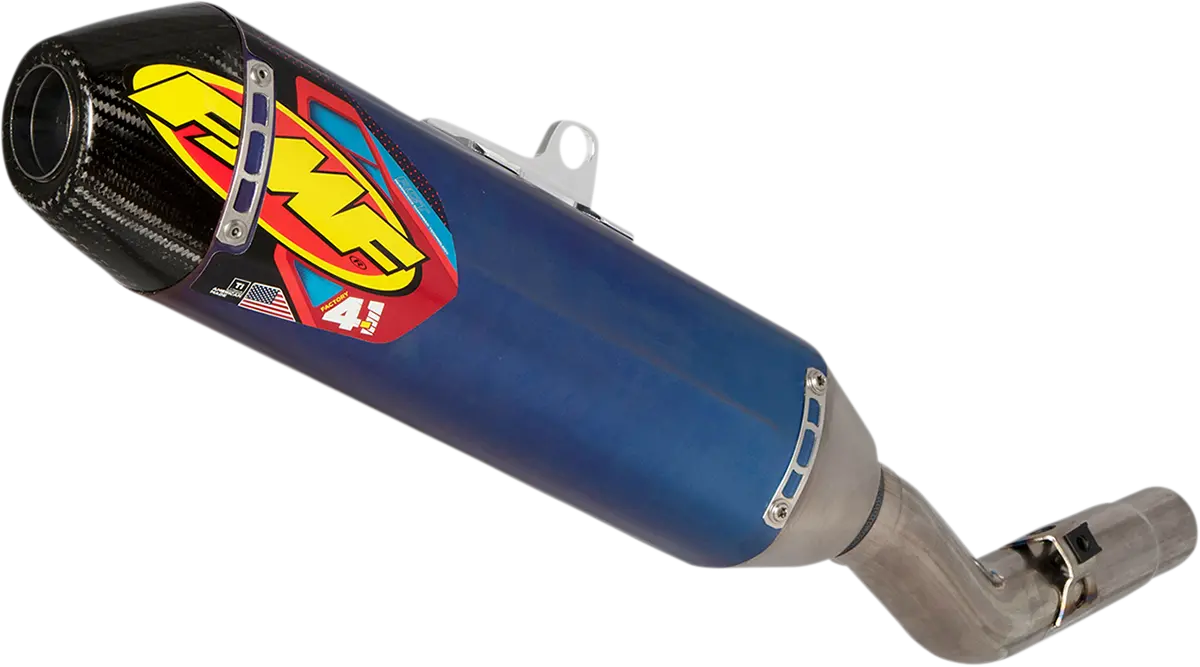 In Stock Open Box Fmf Factory 4.1 Rct Muffler - Anodized Titanium Ktm  Xcf-W /Husqvarna Fe   /Gas Gas Ec    2020-2023 045648 1821-2001 1