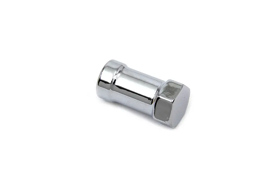 Chrome Stock Long Oil Pump Nut - V-Twin Mfg. 1