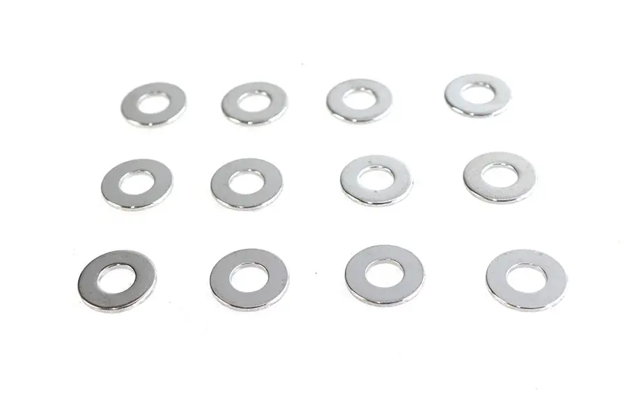 Chrome Flat Washer 1/4 Inch Inner Diameter - V-Twin Mfg. 1