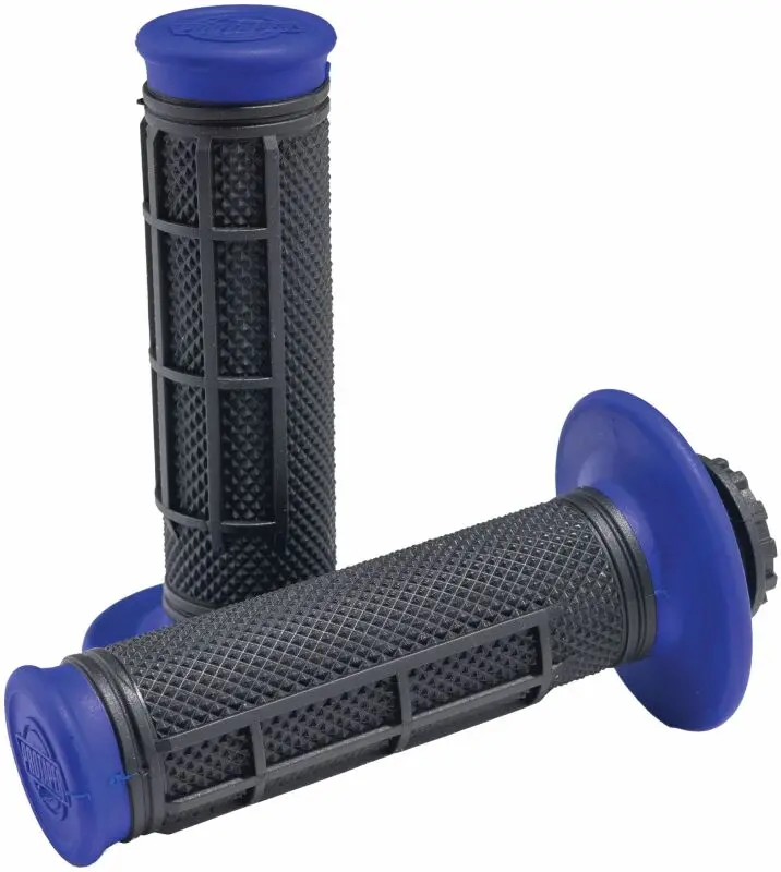 Protaper Pro Series Clamp On 1/2 Waffle Blue/Black 1