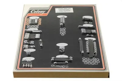 Engine Dress Up Cap Kit Chrome - V-Twin Mfg. 1