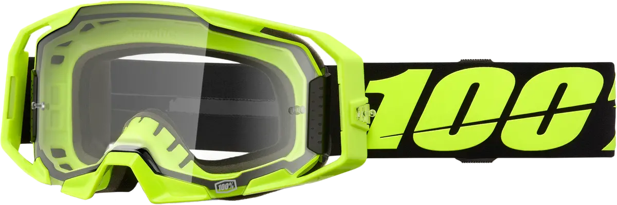 Armatic Goggle Neon Yellow Clear Lens 1