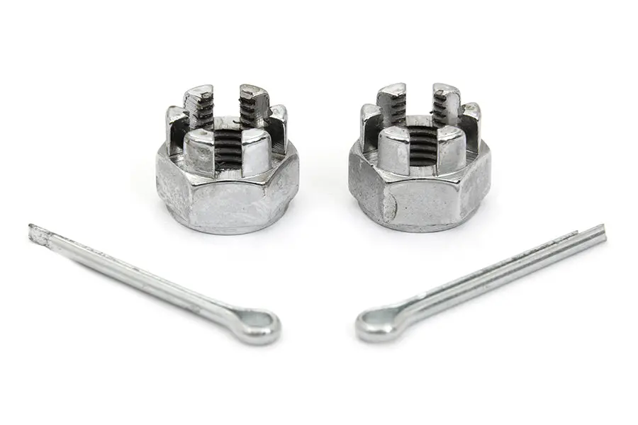 Front Axle Nut Kit Chrome - V-Twin Mfg. 1