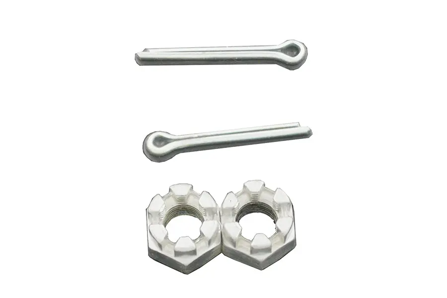 Front Axle Nut Kit Cadmium - V-Twin Mfg. 1