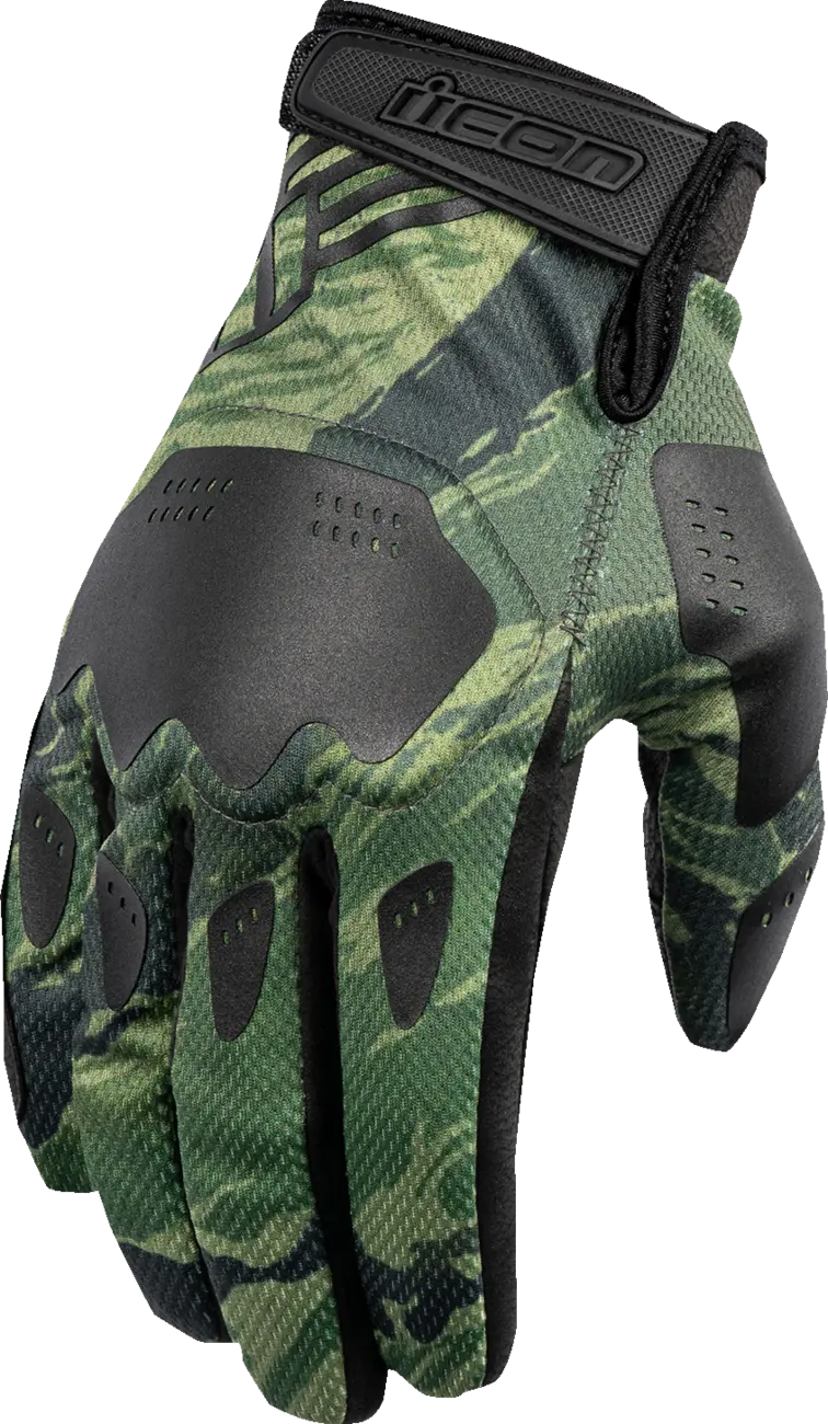 Icon Hooligan™ Tiger's Blood Gloves - Green - 3Xl 3301-4628 1