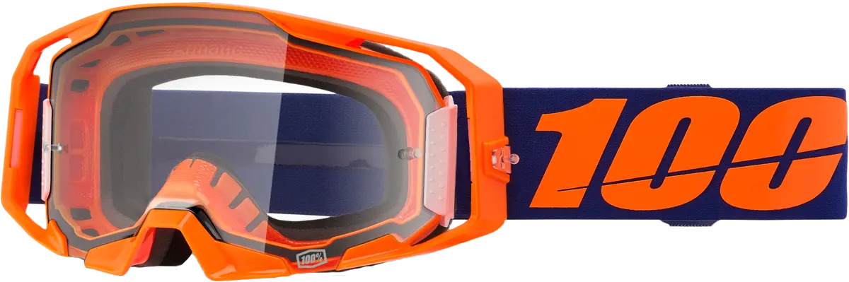 Armatic Goggle Neon Orange Clear Lens 1