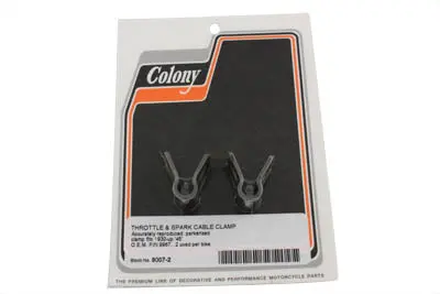 Throttle And Spark Control Cable Clamp - V-Twin Mfg. 1