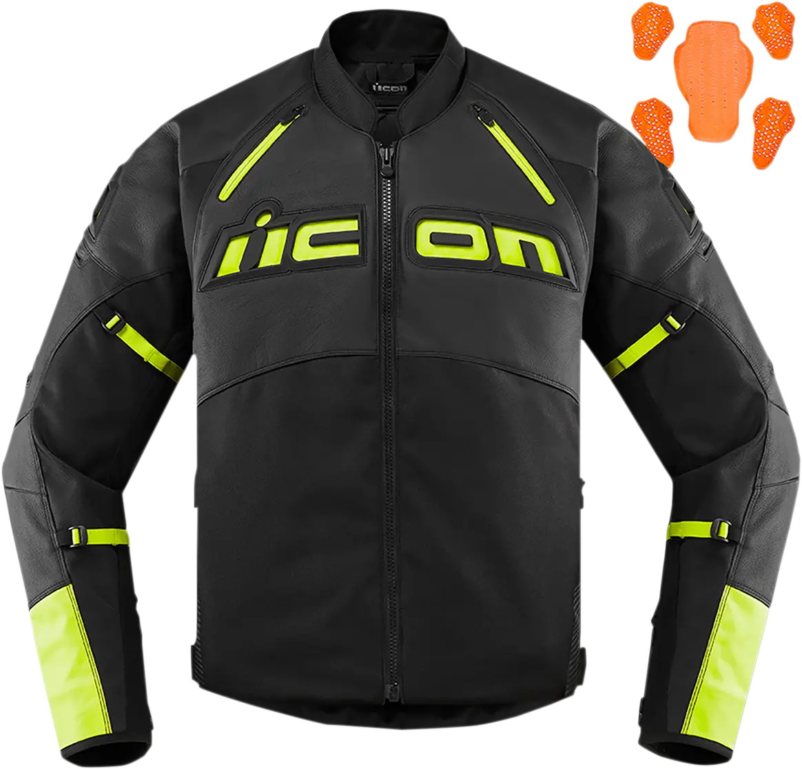 Icon Contra2™ Ce Jacket - Black/Hi-Viz - Small 2810-3654 1