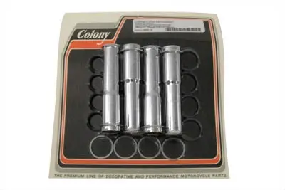 Lower Pushrod Cover Set Chrome - V-Twin Mfg. 1