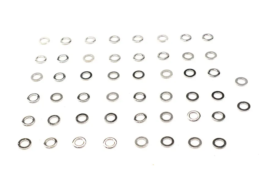 Chrome Flat Washer 1/4 Inch Inner Diameter - V-Twin Mfg. 1