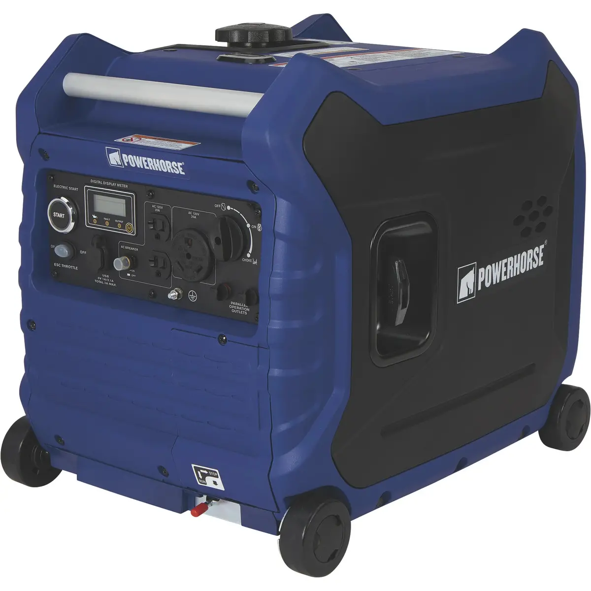 *Very Quiet* - Powerhorse Inverter Generator — 4500 Surge Watts, 3500 Rated Watts, Electric Start 1