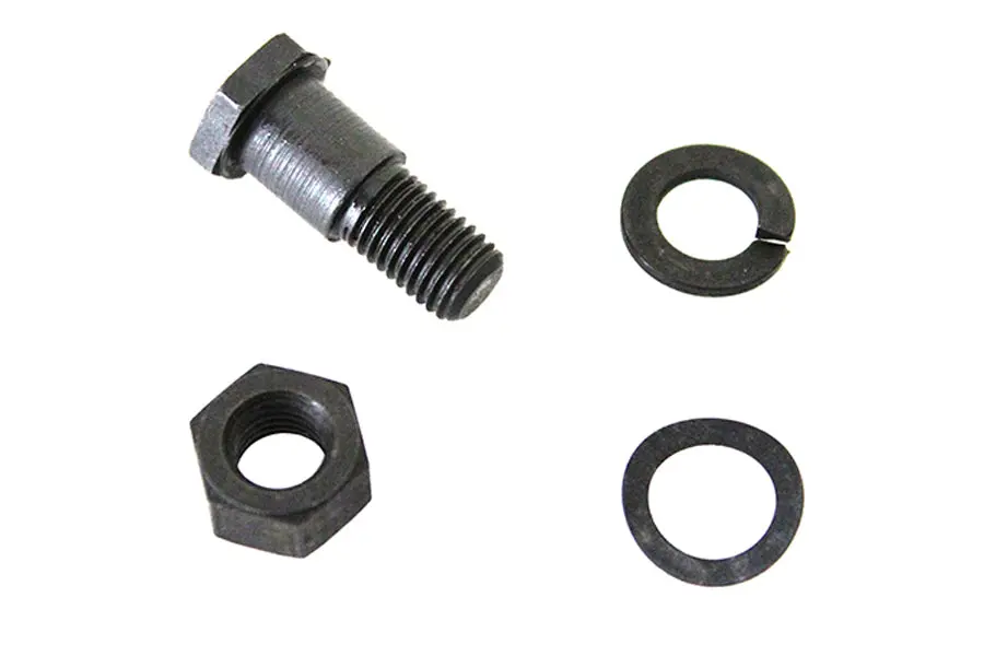 Parkerized Tank Hand Shifter Rod End Bolt Kit - V-Twin Mfg. 1