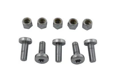 Rear Disc Bolt And Nut Kit Chrome - V-Twin Mfg. 1