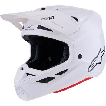 Alpinestars Sm7 Helmet - Solid - Gloss White - Large 8301426-2180-L 1