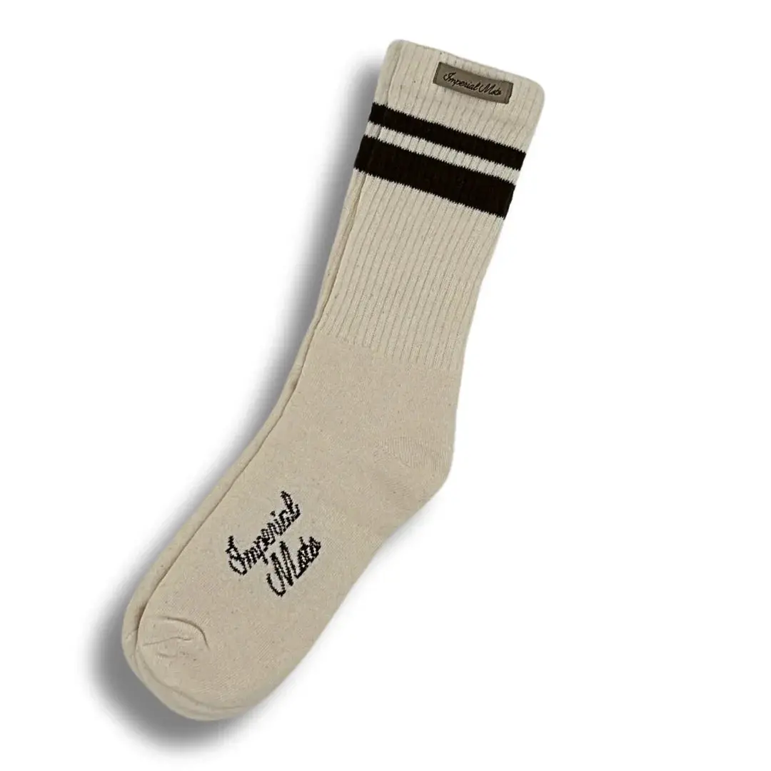 In Stock Imperial Moto  Hold Fast Socks - White 1
