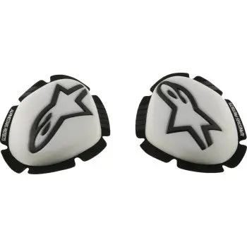 Alpinestars Knee Slider Gp Tech Wht/Blk 6400126-21 1