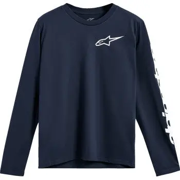 Alpinestars Trackside Long-Sleeve Csf T-Shirt - Navy - Xl 1235-74100-70-Xl 1