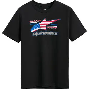 Alpinestars National Csf T-Shirt - Black/Usa - 2Xl 1235-72365-1017-2X 1
