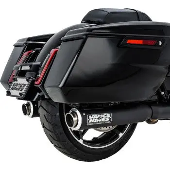 In Stock Vance & Hines Supersport Slip-On Mufflers - Black - Touring 46721 1