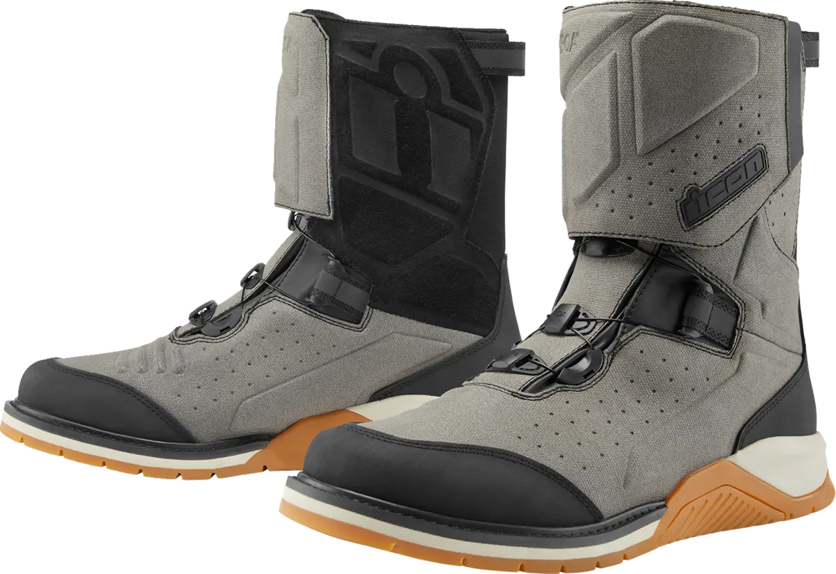 Icon Alcan Waterproof Boots - Gray - Size 12 3403-1253 1