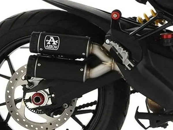 Arrow Rebel Slip-On Exhausts, Nichrome Dark For Ducati Multistrada 950 19-20 71923Rbn 1