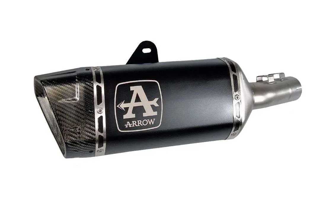 71509Ptn Arrow Slip-On Exhaust Titanium  Dark  For Zx-6R 636 2024-25 Pista  With Welded Link-Pipe 1