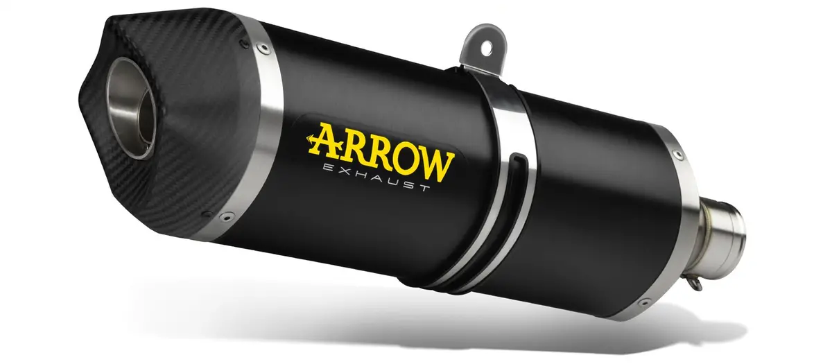 Arrow Race-Tech Exhaust, Aluminum Dark For Kawasaki Z650/Ninja 650 2017-2020 71854Akn 1