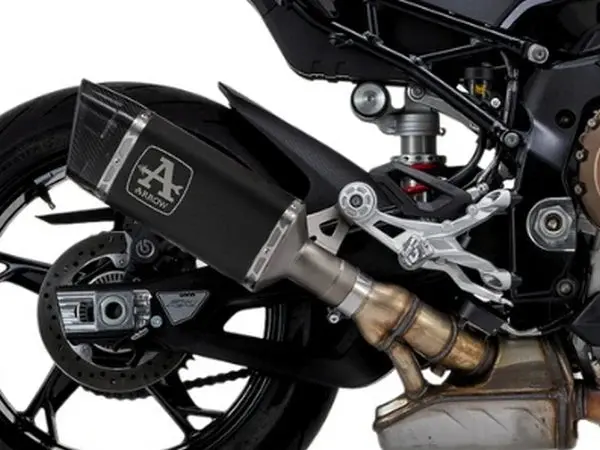 71506Ptn Arrow Homol Pista Slip-On Exhaust, Titanium Dark For Bmw M/S1000rr 20-25 1