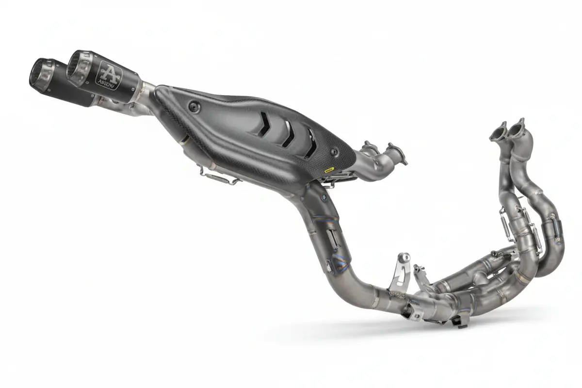71253Cp Arrow Exhaust Full System Ducati Panigale V4 2025 2026 Full High Pro-Race Titanium Black Racing 1