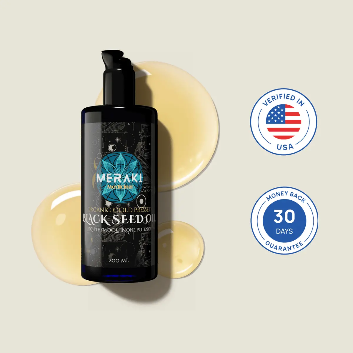 High Potency Cold-Pressed Organic Black Seed Oil With 3% Thymoquinone 1