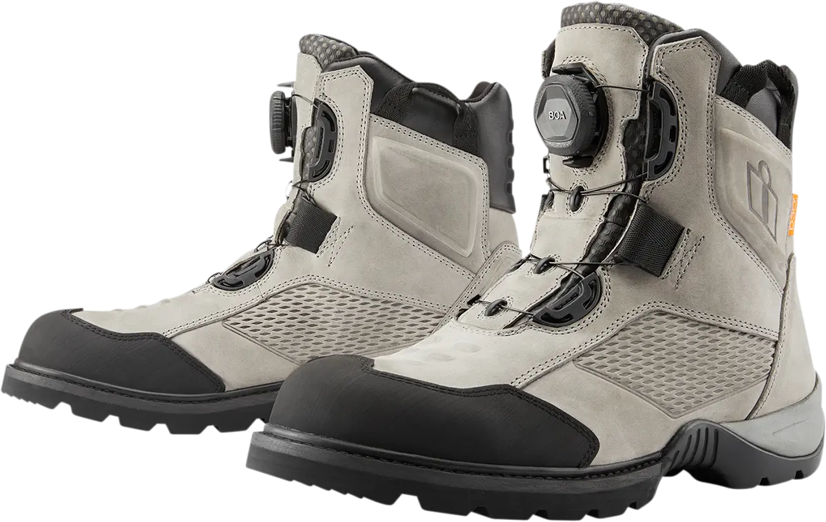 Icon Stormhawk Boots - Gray - Size 8.5 3403-1175 1