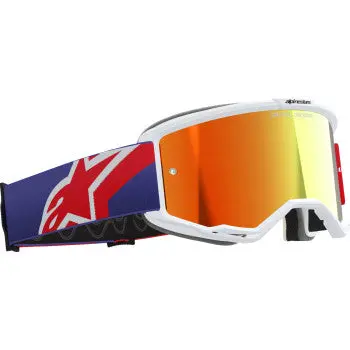 Alpinestars Goggles Vision 5 Goggle - Corp - Red/Purple - Red Mirror Lens 5101825-3154 1