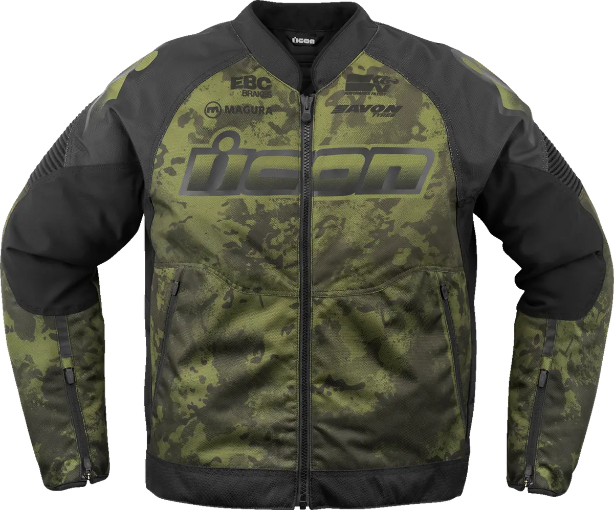 Icon Overlord3™ Magnacross Jacket - Green - Large 2820-6720 1