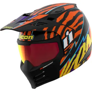 Icon Elsinore™ Helmet - Rad Dawn - Orange - Large 0104-3348 1
