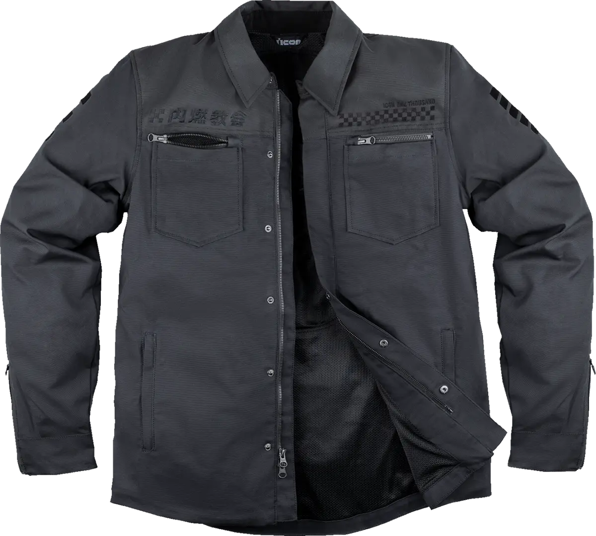 Icon Upstate Canvas National Jacket - Black - 3Xl 2820-6565 1