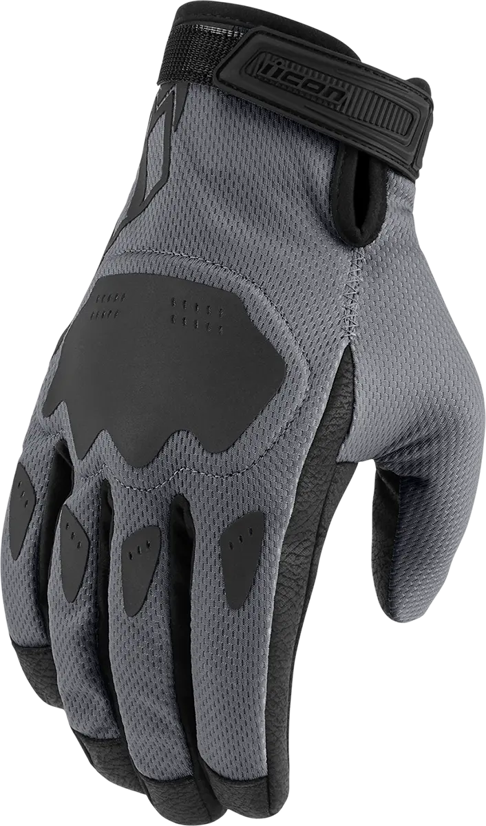 Icon Hooligan™ Ce Gloves - Gray - Xl 3301-4375 1