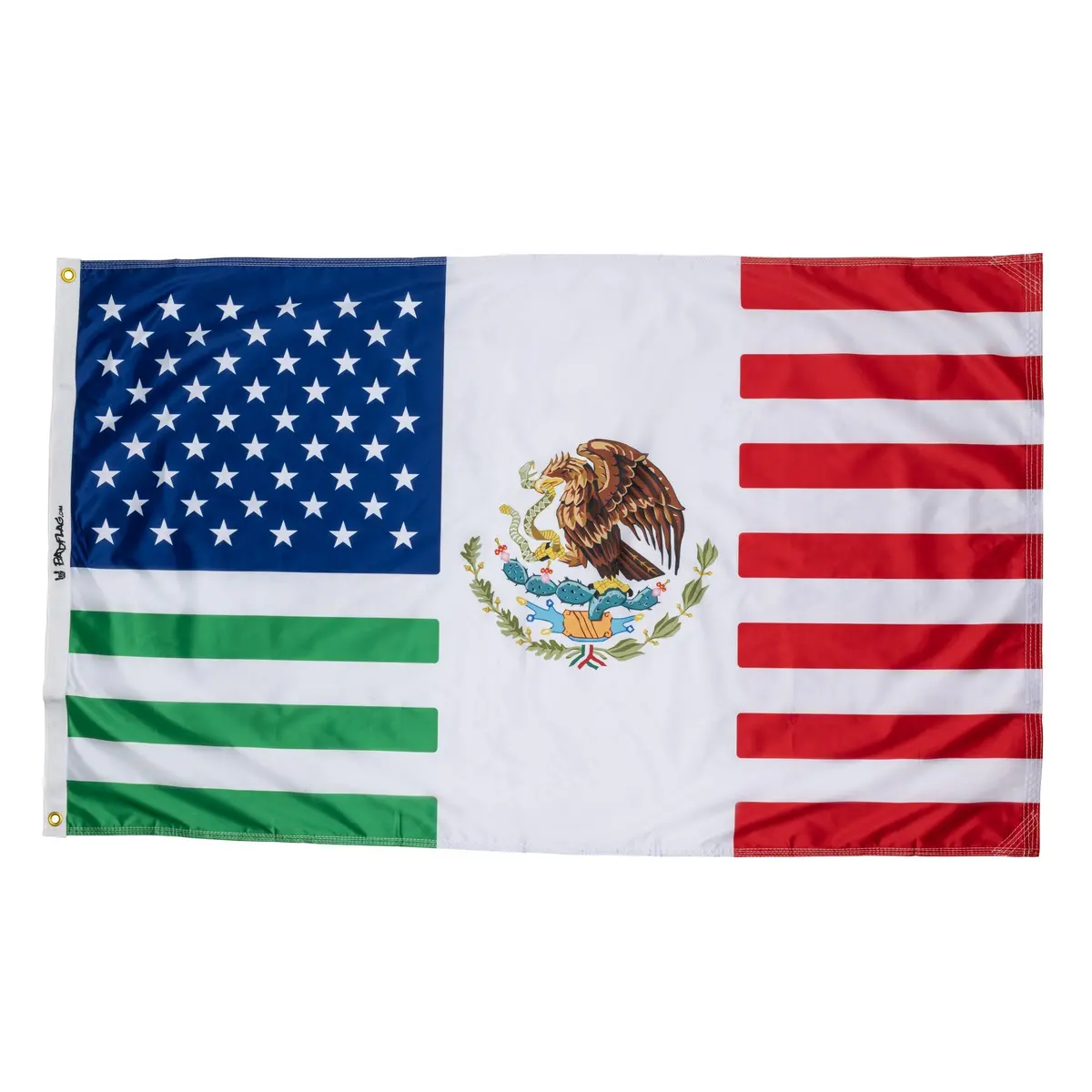 America-Mexico Flag 1