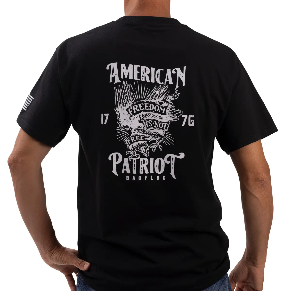 American Patriot Graphic Tee-Black 1