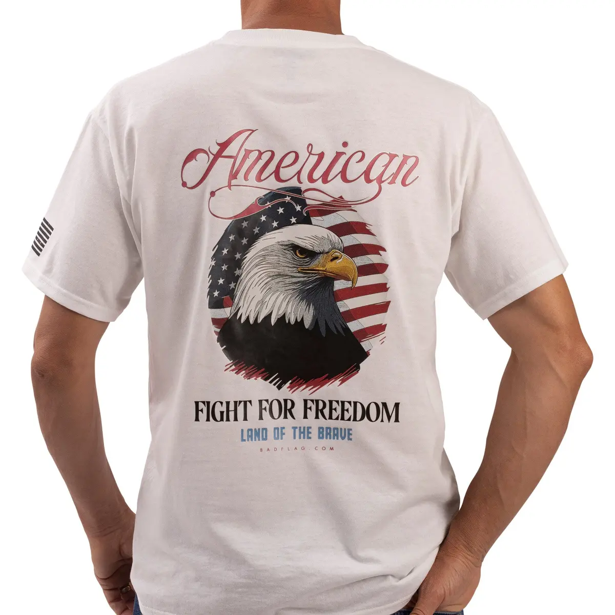Fight For Freedom Graphic Tee-White 1